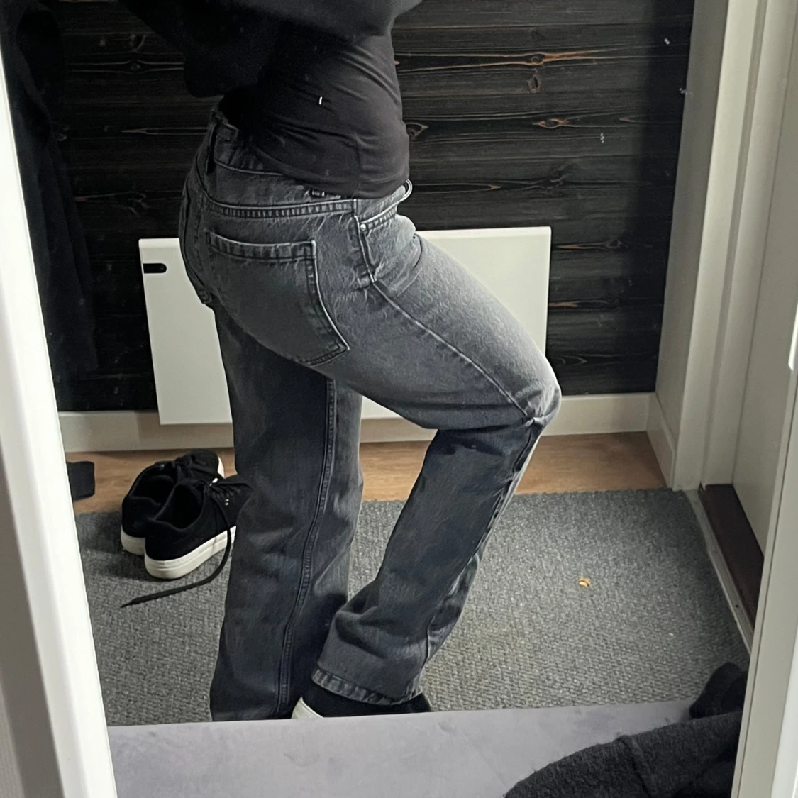 Lågmidjade raka jeans från zara