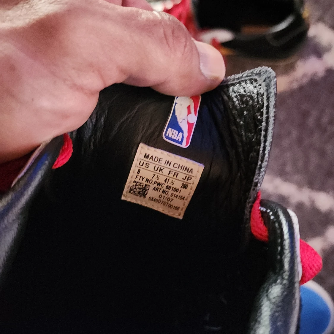 Adidas Miami Heat sneakers svart/röd (oanvända) - 4