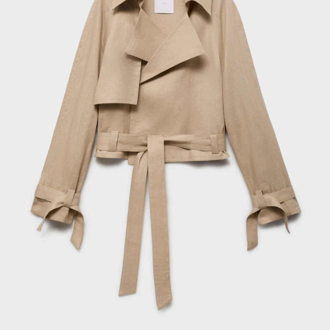 Beige linnesjacka från Mango - 1