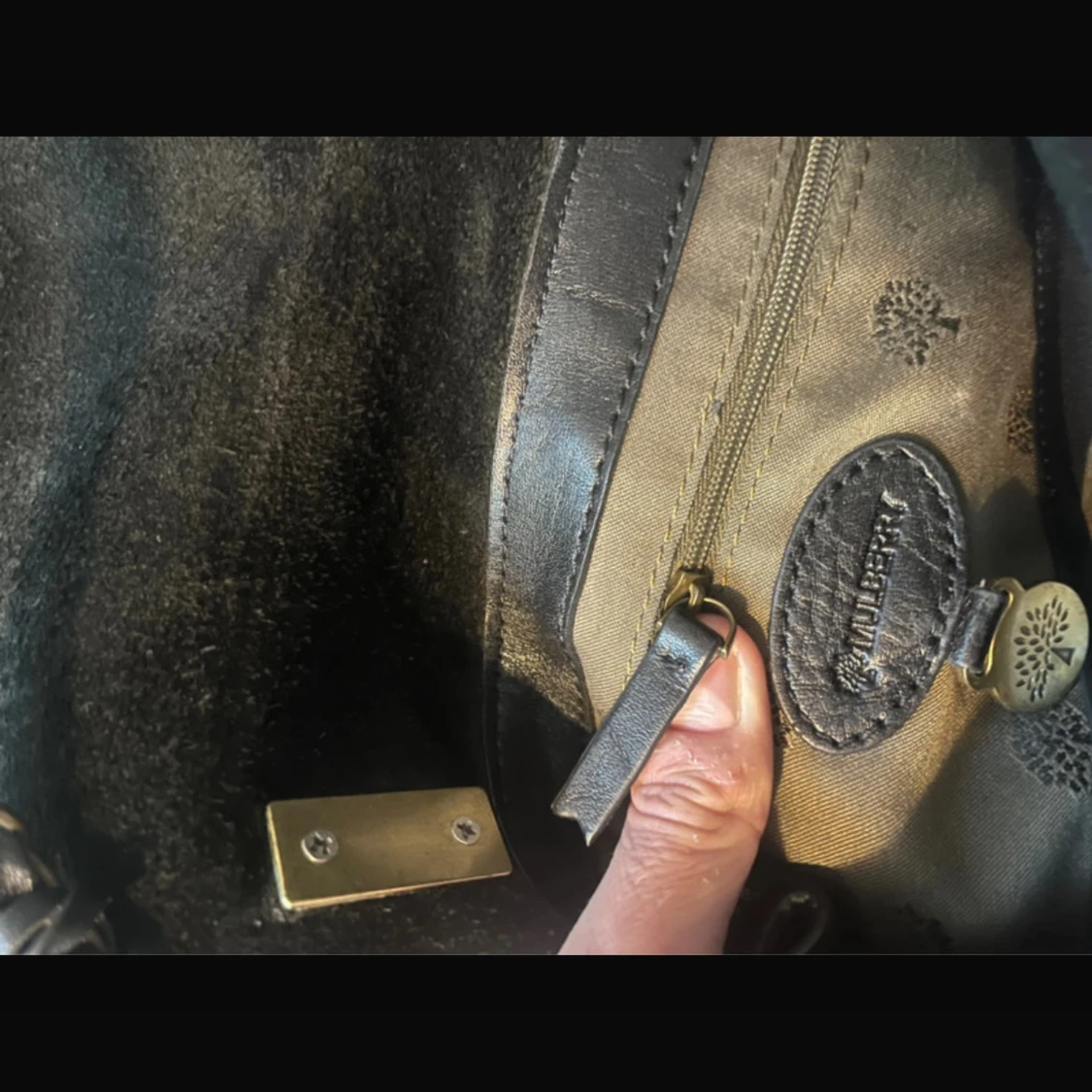 Mulberry ”Lilly” axelväska i skinn - 3