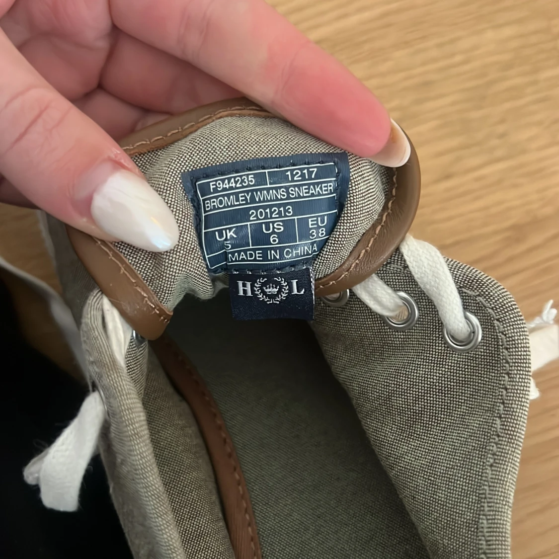 Grå sneakers från Gant i bomull - 4