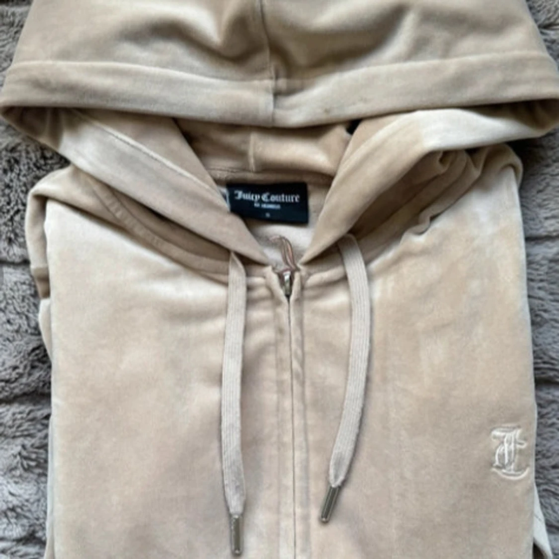 Beige velourjacka Juicy Couture S - 1