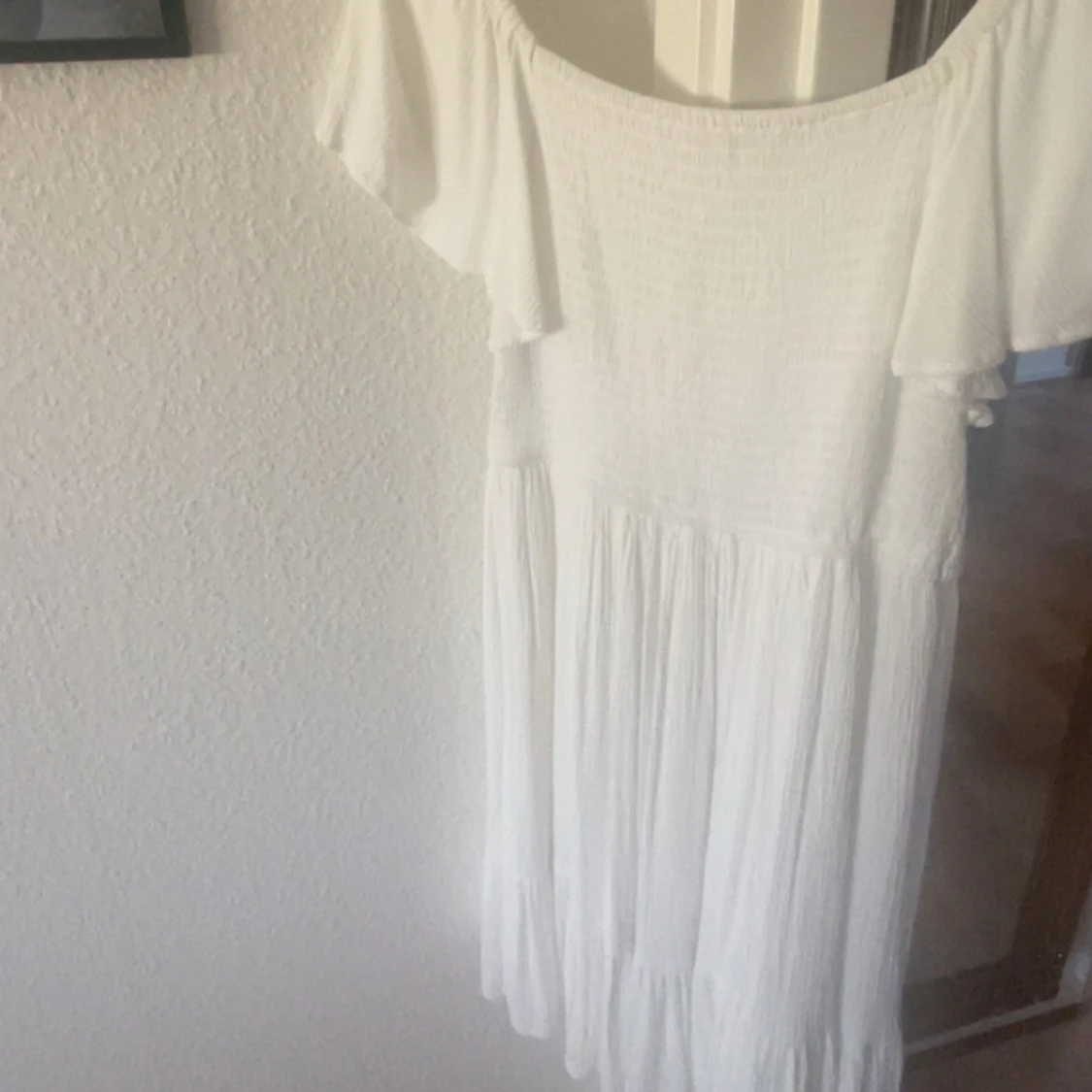 Vit sommar klänning