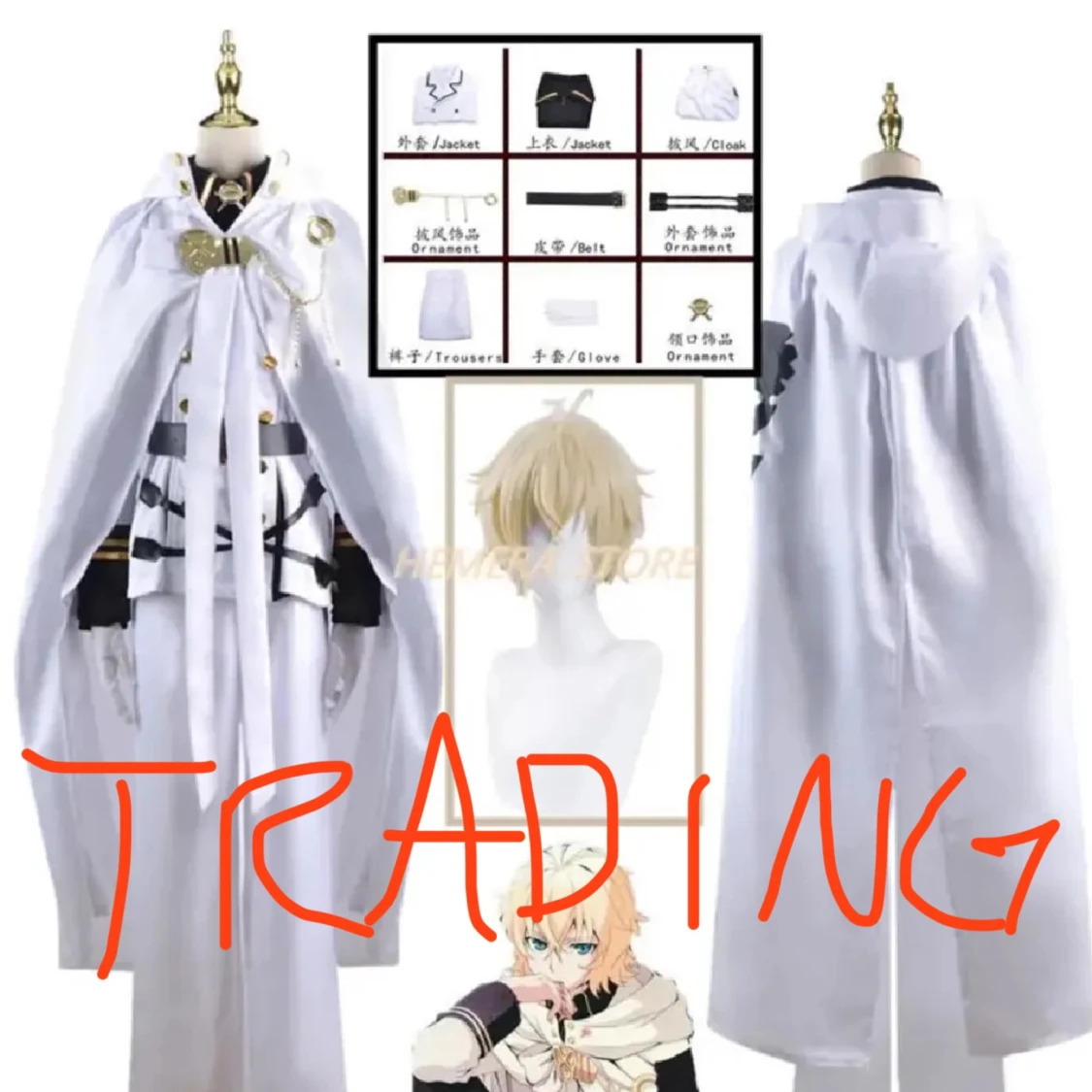 Byter Mikaela hyuakyua cosplay / säljer