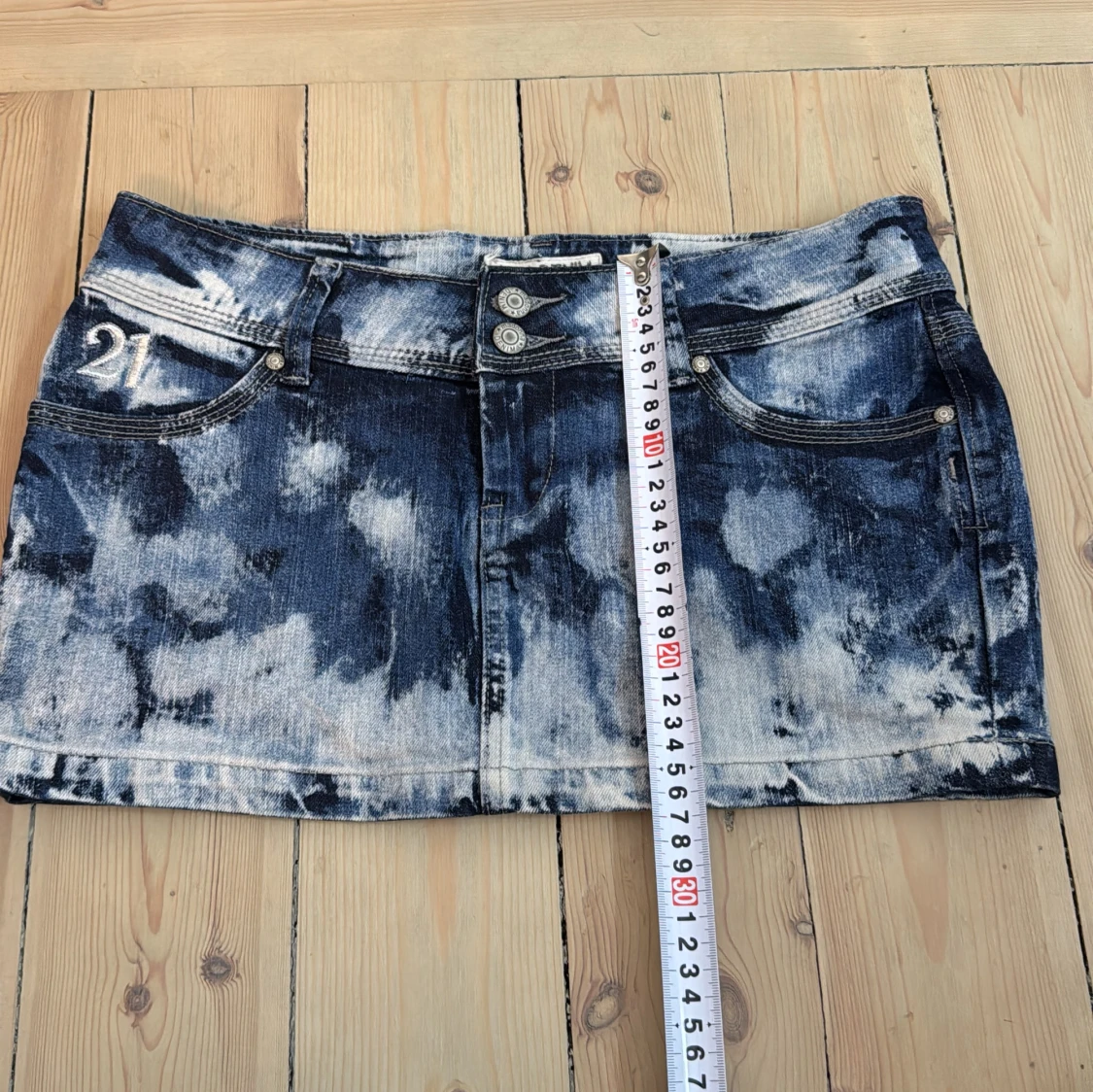 Blåvit jeanskjol från MOA DENIM - 1