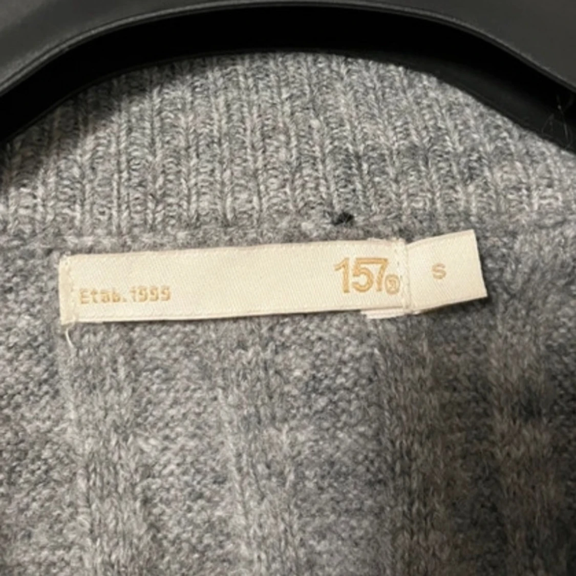 Grå ribbad tröja från Lager 157 - 2