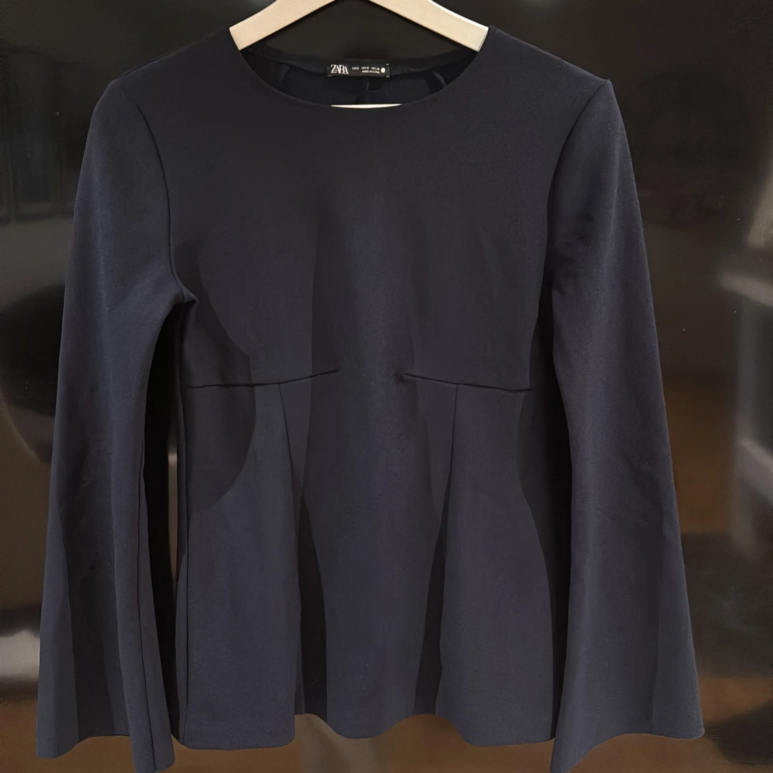 Svart långärmad topp från Zara