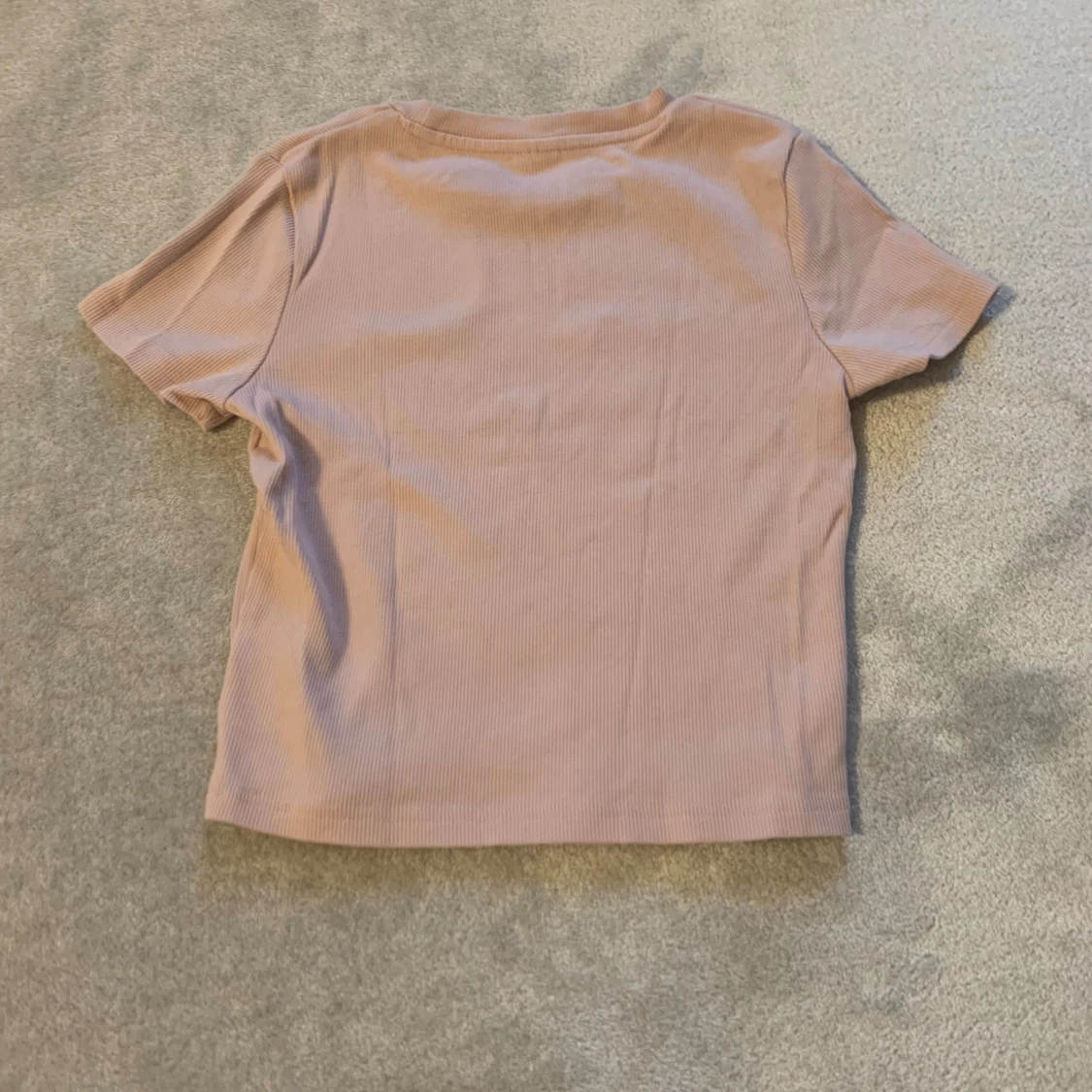 Rosa ribbad t-shirt - 1