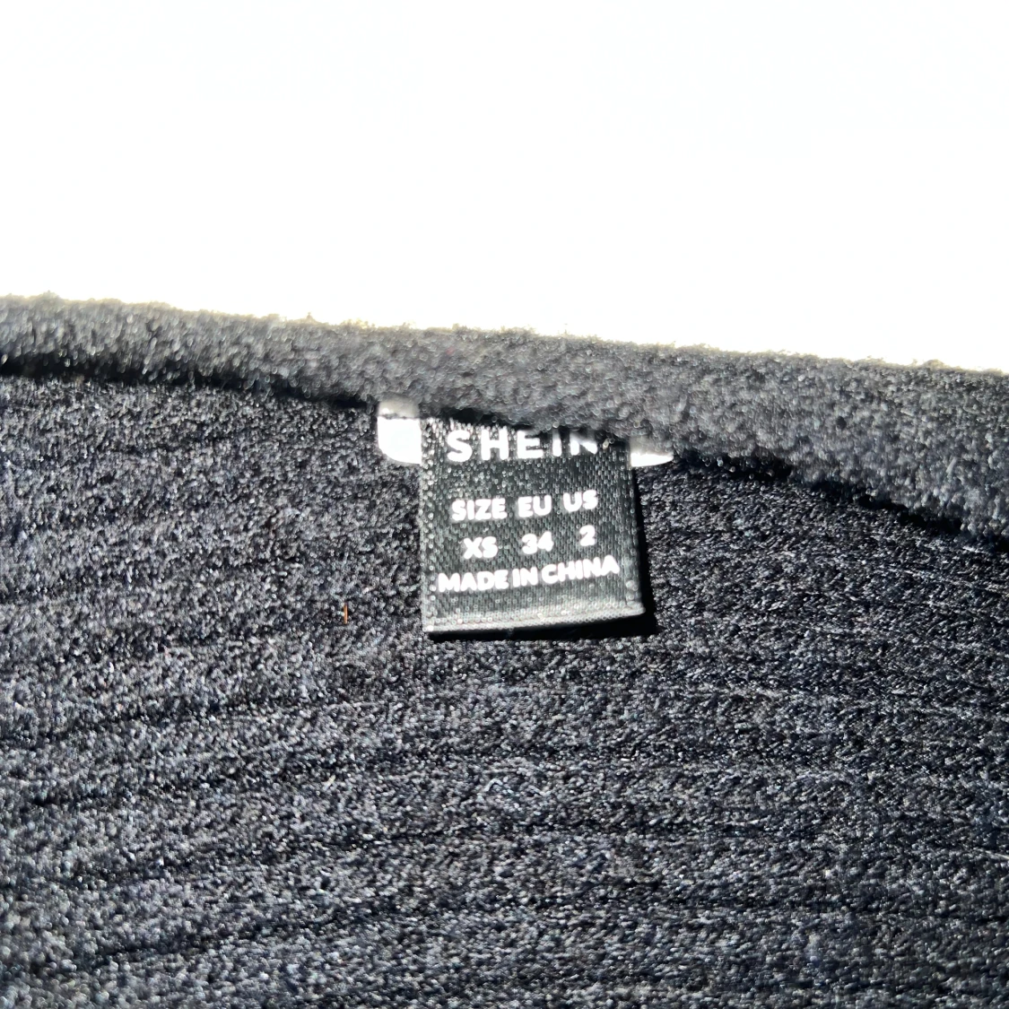 Svart ribbad topp med bolero från Shein - 1