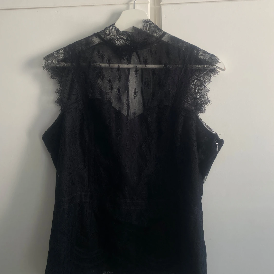 Svart spetsblus - 1