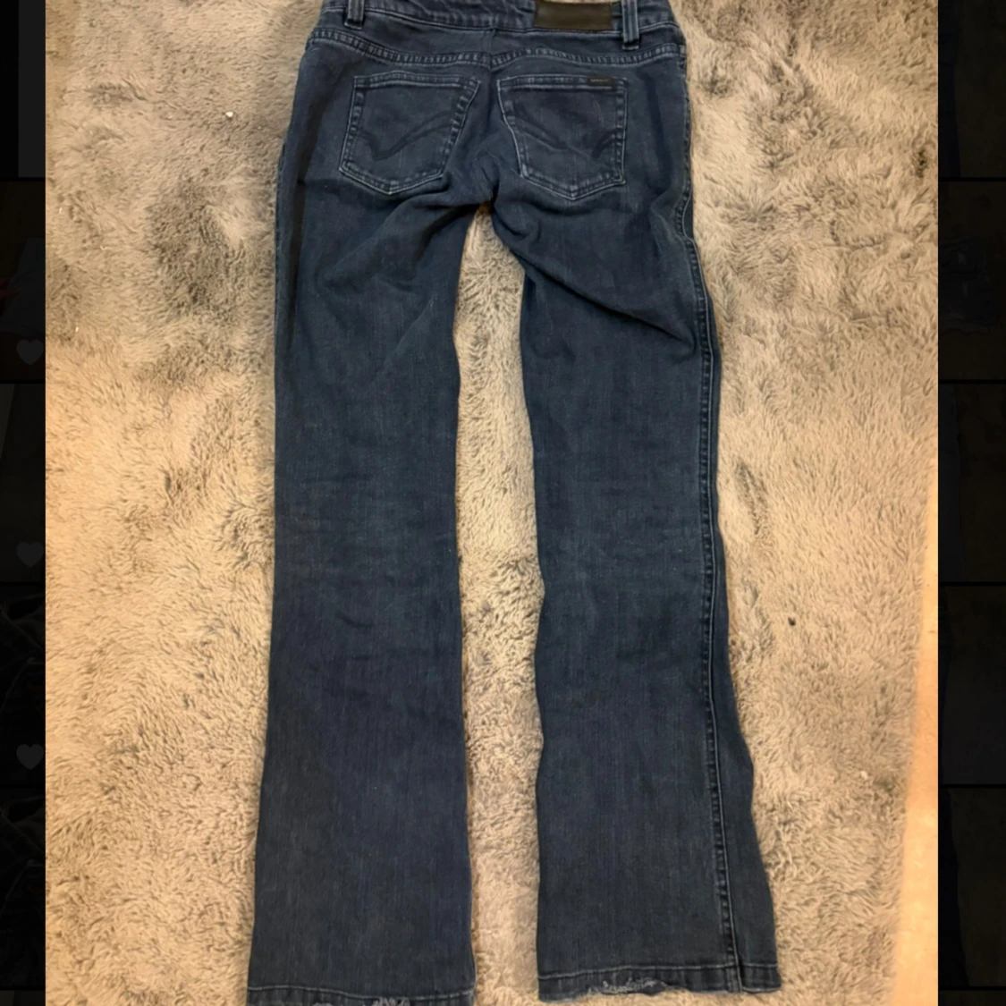 Vintage lågmidjade jeans  - 1