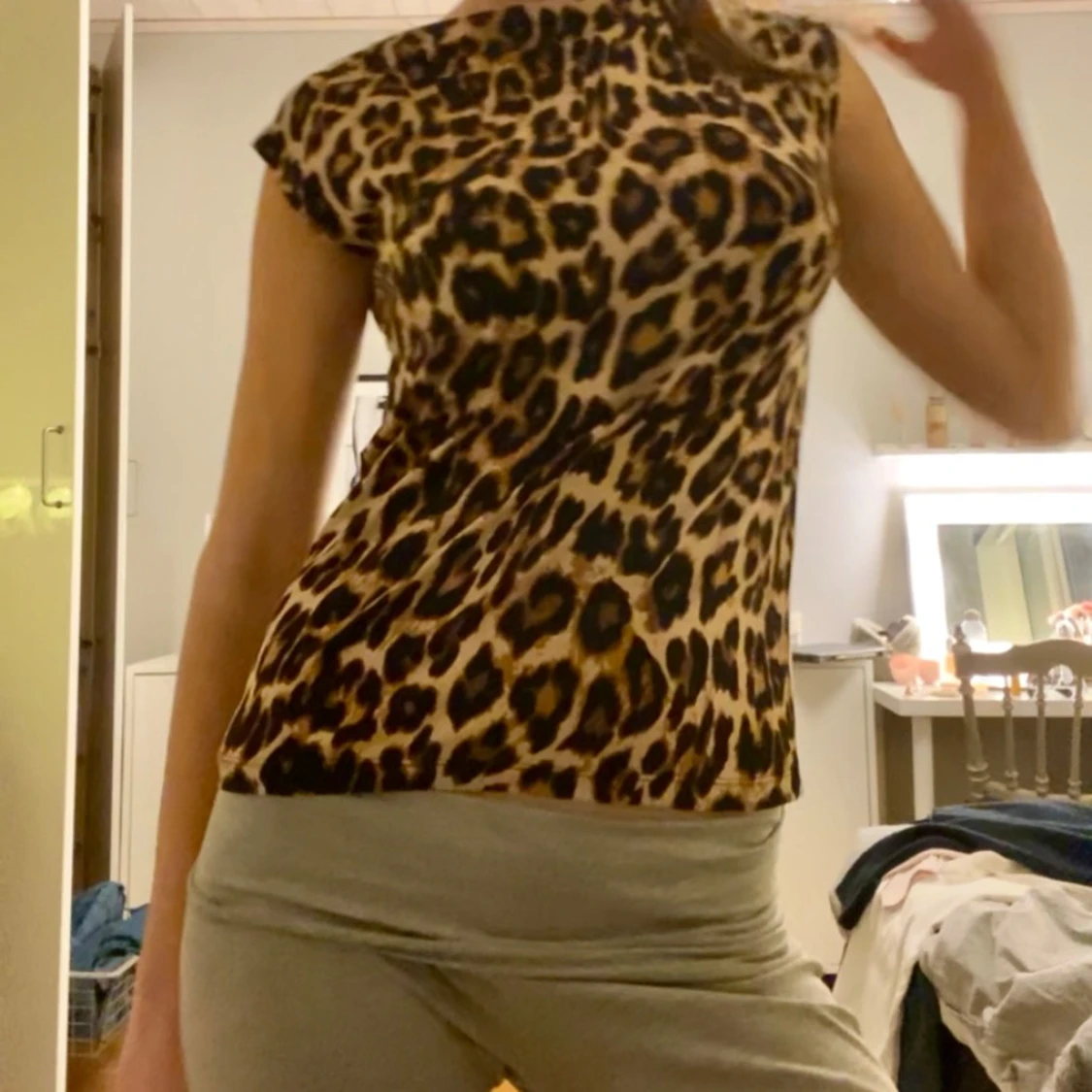 Leopardmönstrad topp - 2