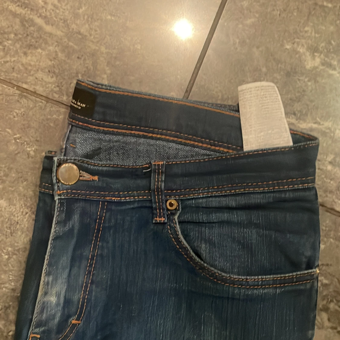 Blå jeansbyxor reaplay - 1