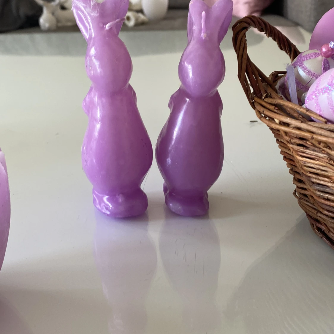 Påskdekorationer i lila - 1