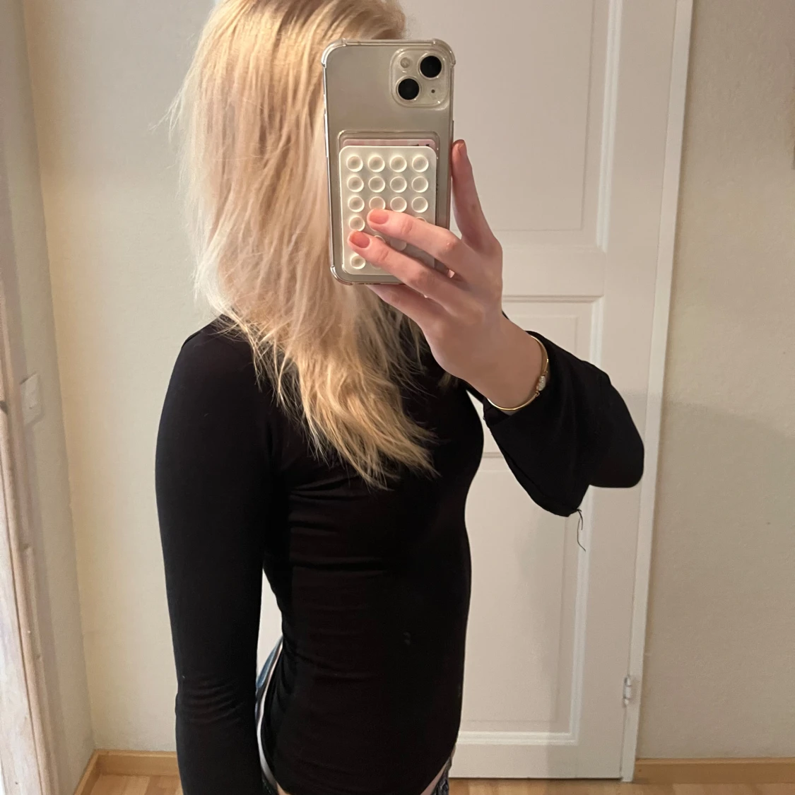 Svart långärmad topp - 2