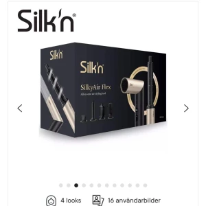 Silk'n SilkyAir Flex och BaByliss Turbo Smooth 2200 - Silk'n SilkyAir Flex är ett all-in-one stylingverktyg med flera tillbehör för olika frisyrer. BaByliss Turbo Smooth 2200 är en kraftfull hårtork med diffuser för smidig styling och volym . De är helt nytt🩵