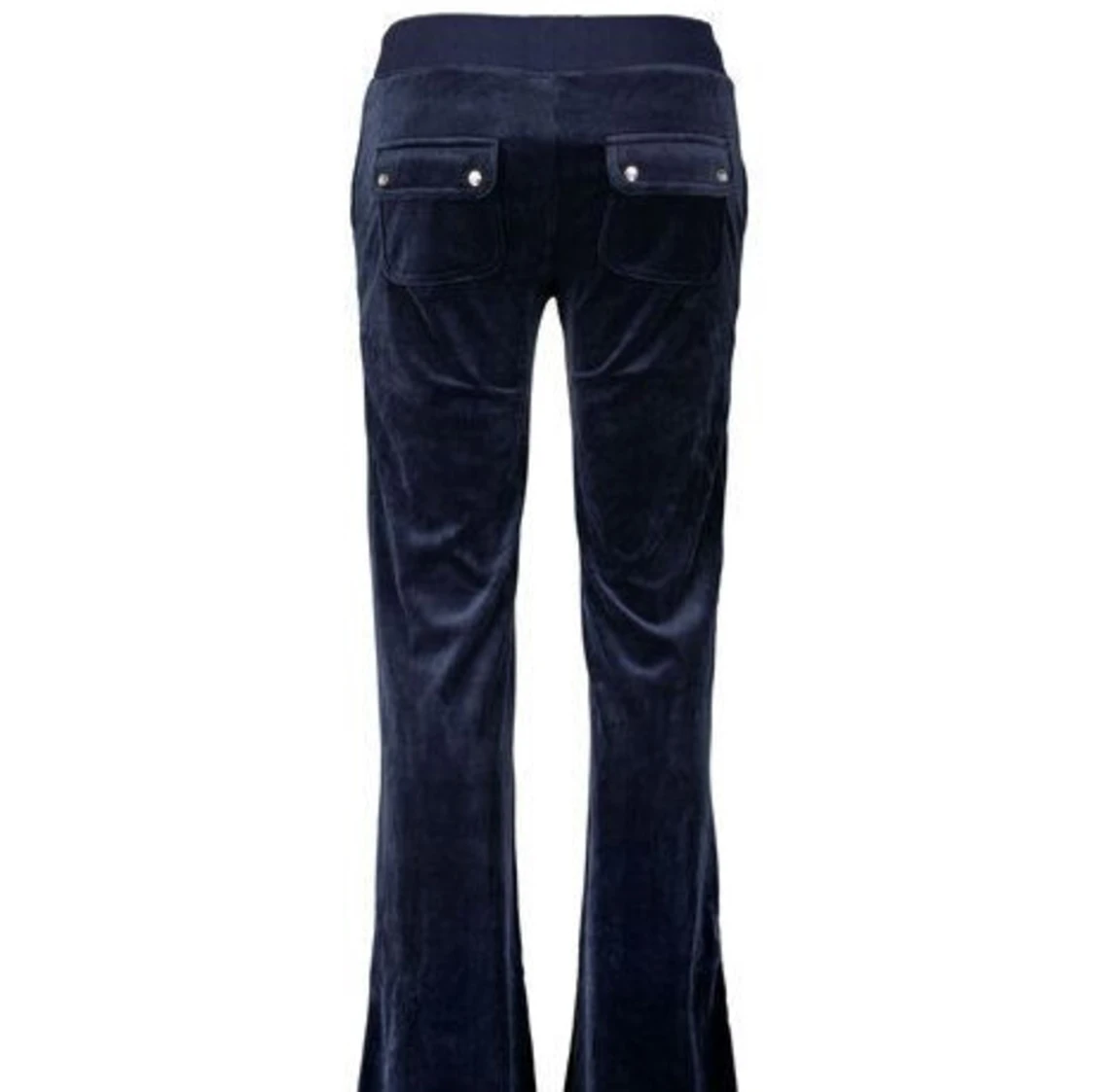 Mörkblå juicy byxor