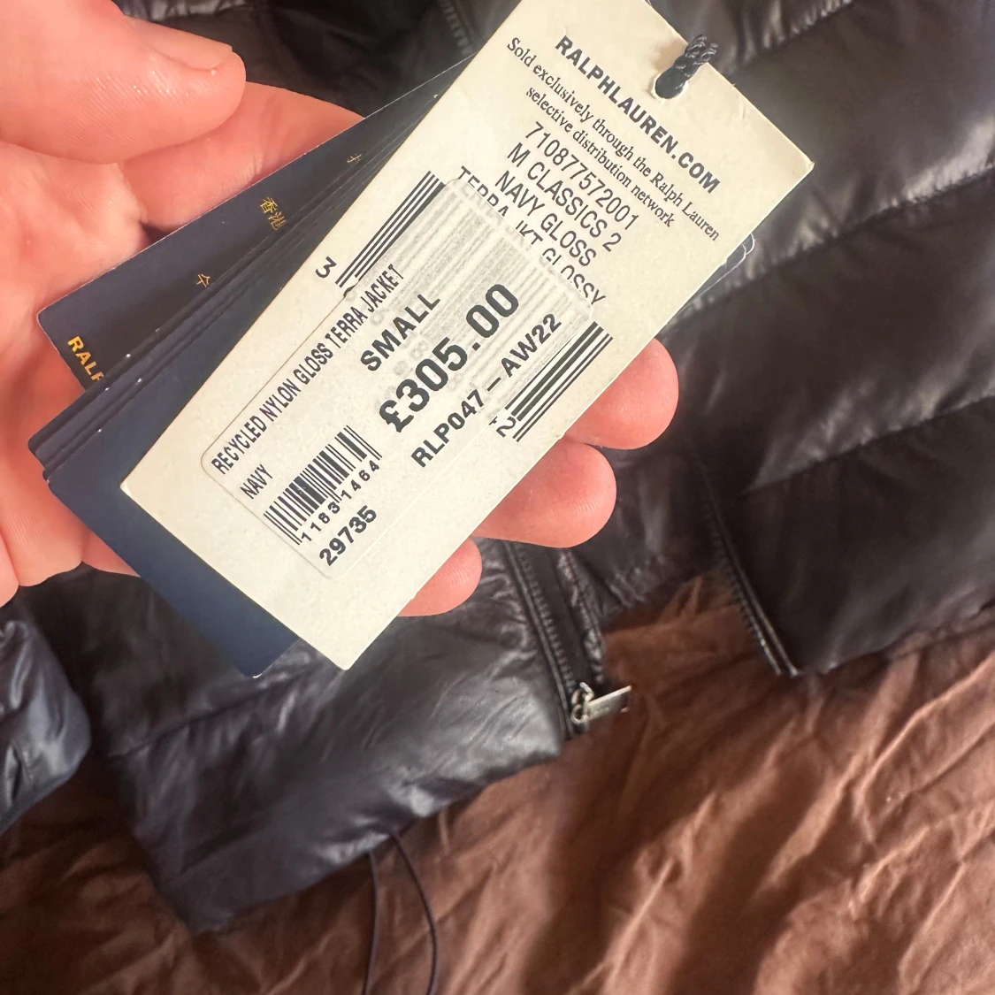 Marinblå dunjacka från Ralph Lauren - 3