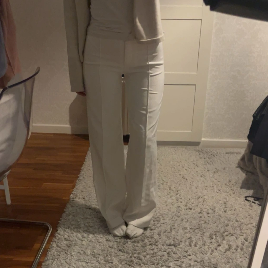 Vita kostymbyxor från Venderbys - 1