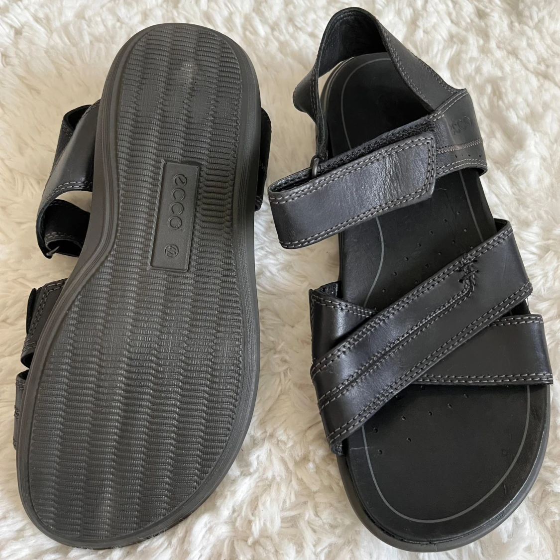 Svarta sandaler från Ecco  - 2