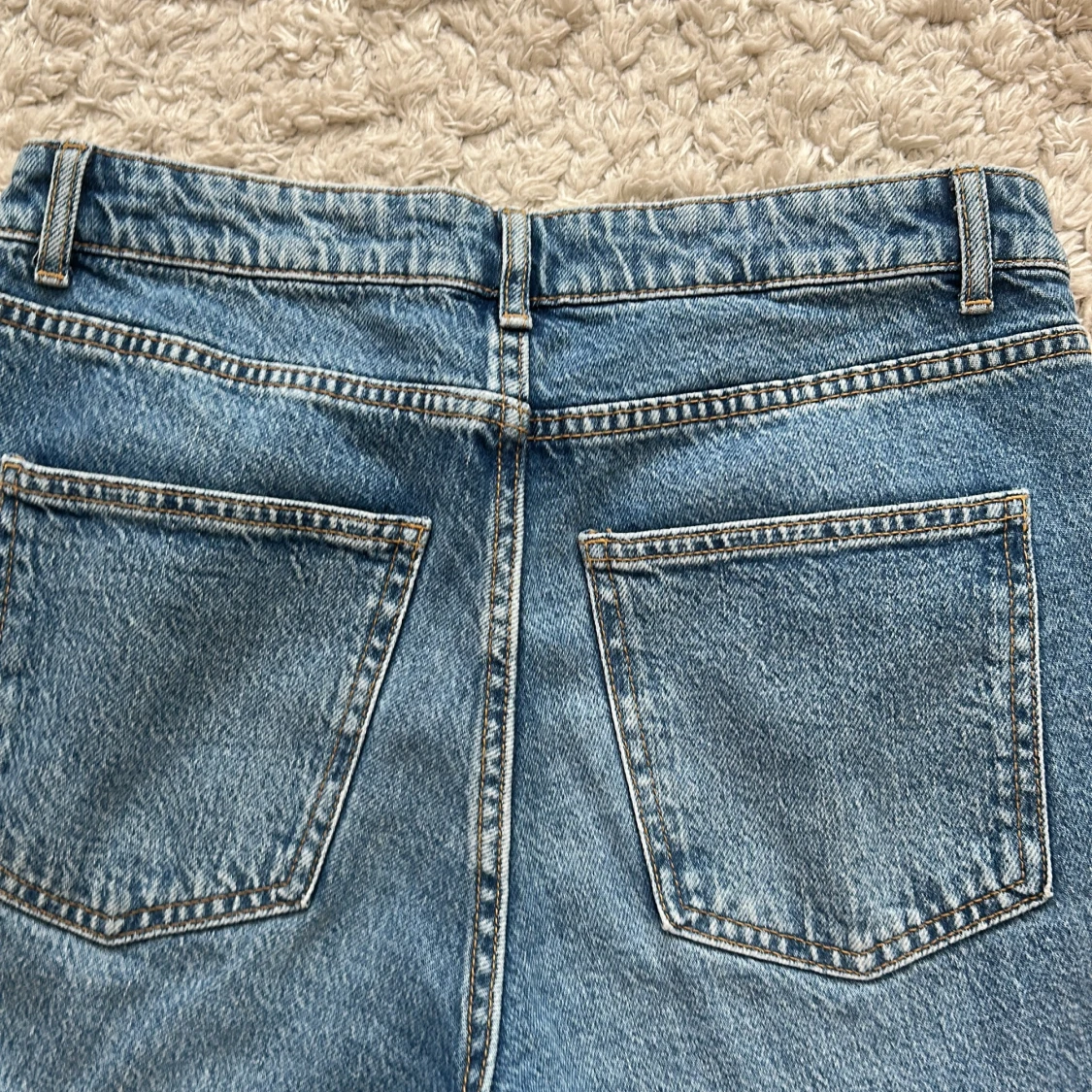 Blå jeansbyxor från Lindex - 3