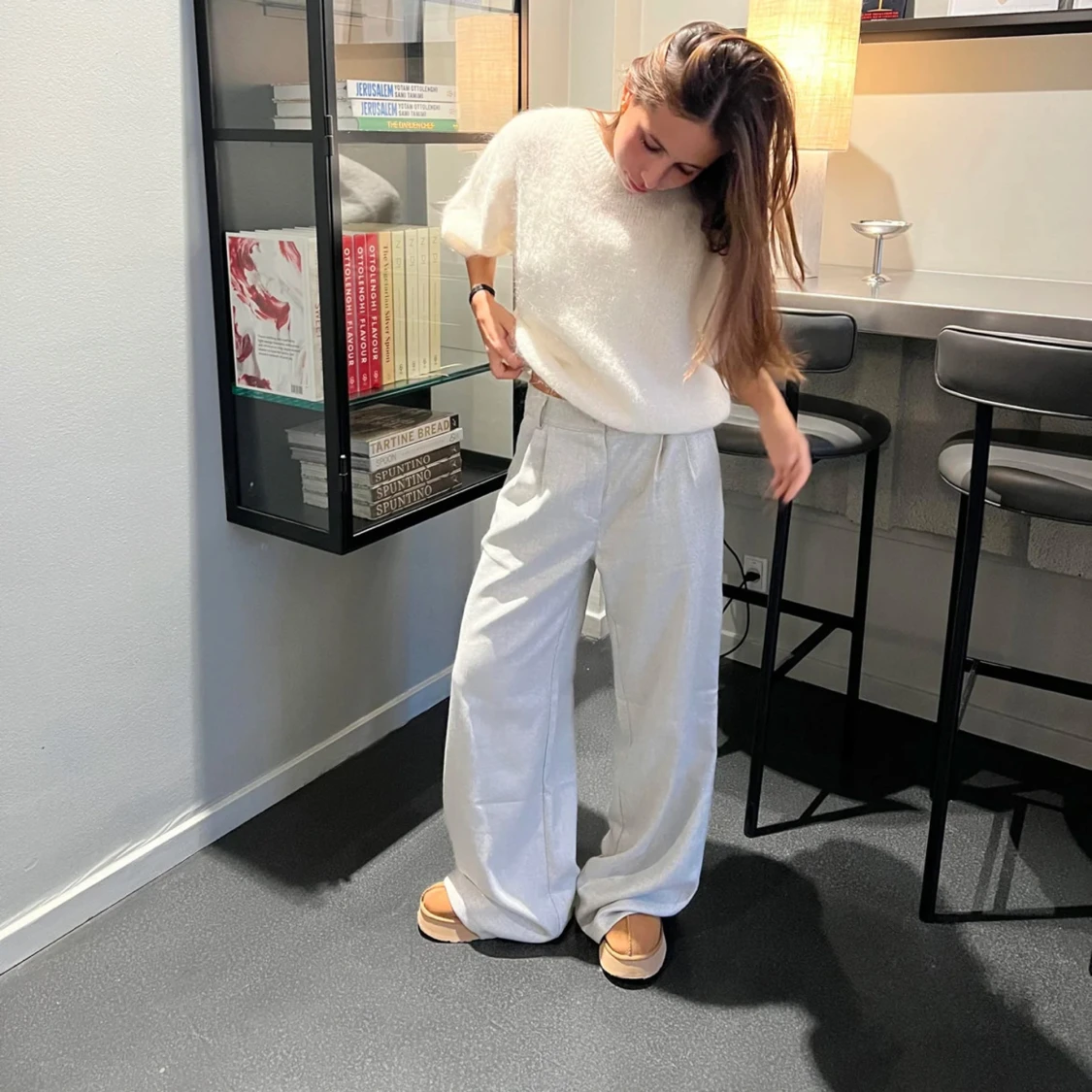 Stickad T-shirt  - 3