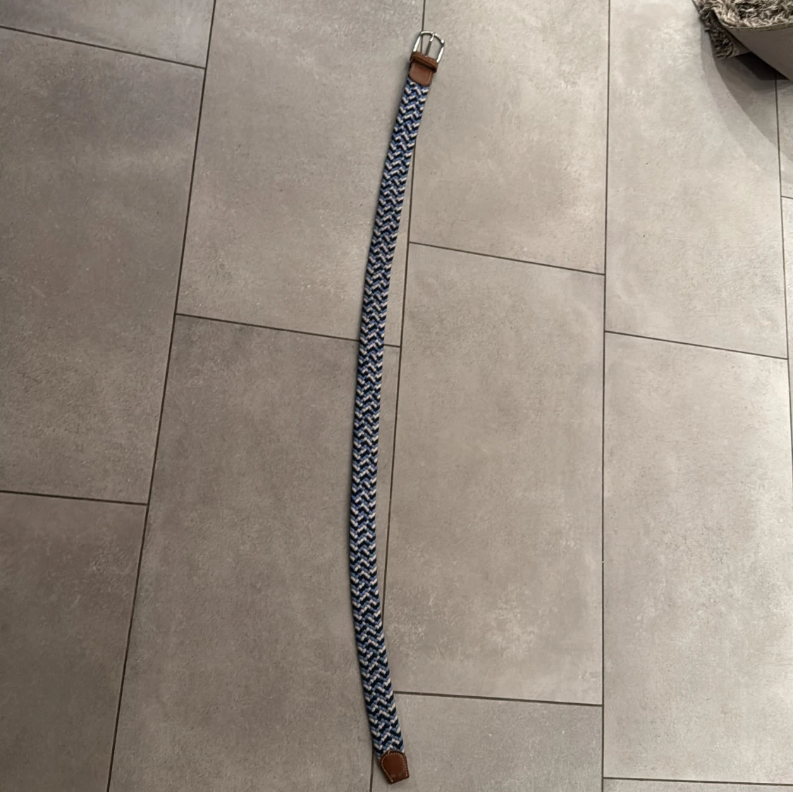 Blå Flätat bälte från onewear - 3