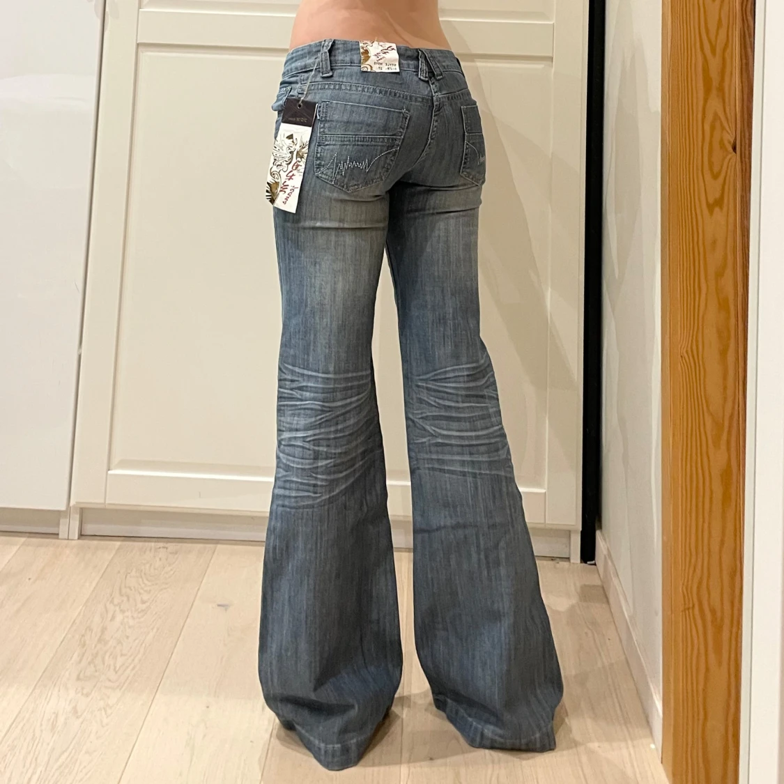 Lågmidjade bootcut jeans❤️
