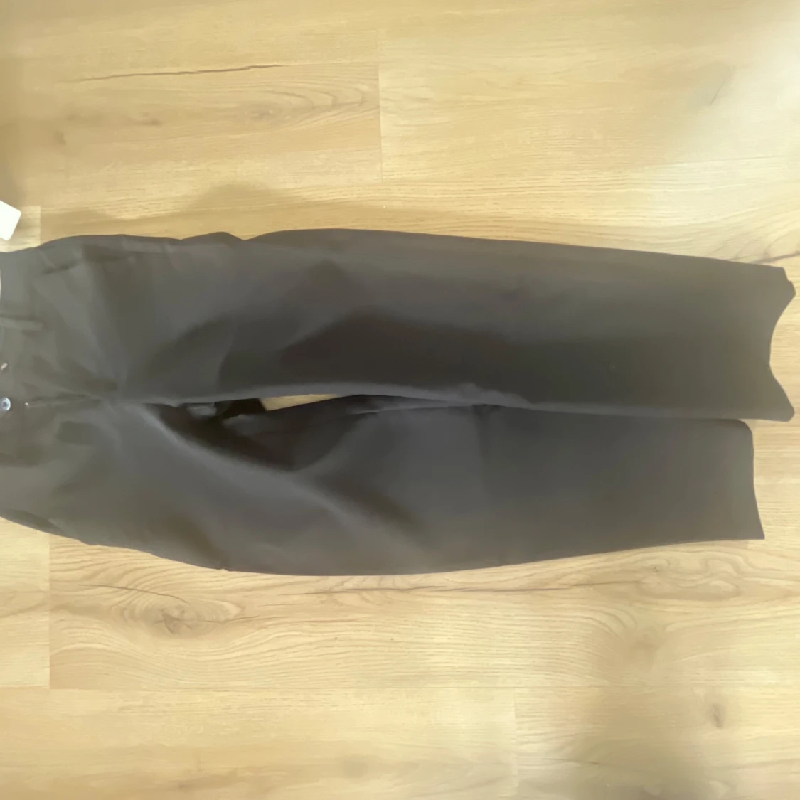 Svarta kostymbyxor med rak passform - 2