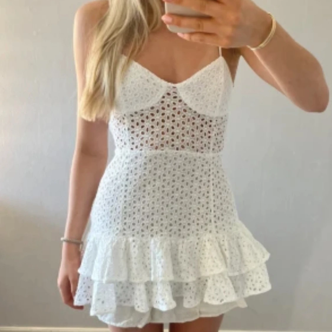 Vit Zara klänning  - 1