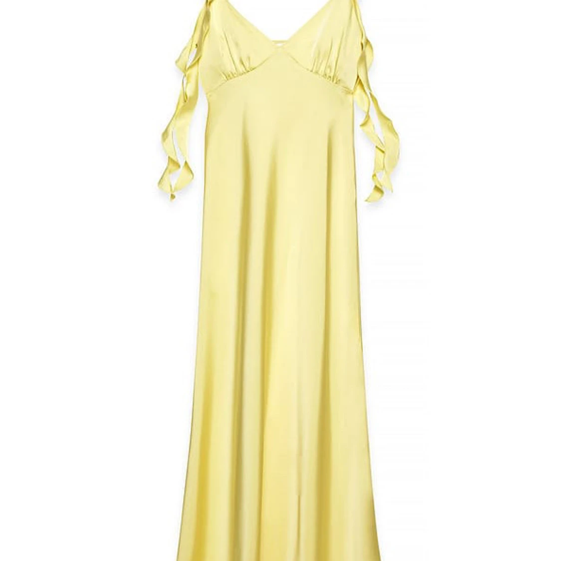 Gul satinklänning NAKD - 2