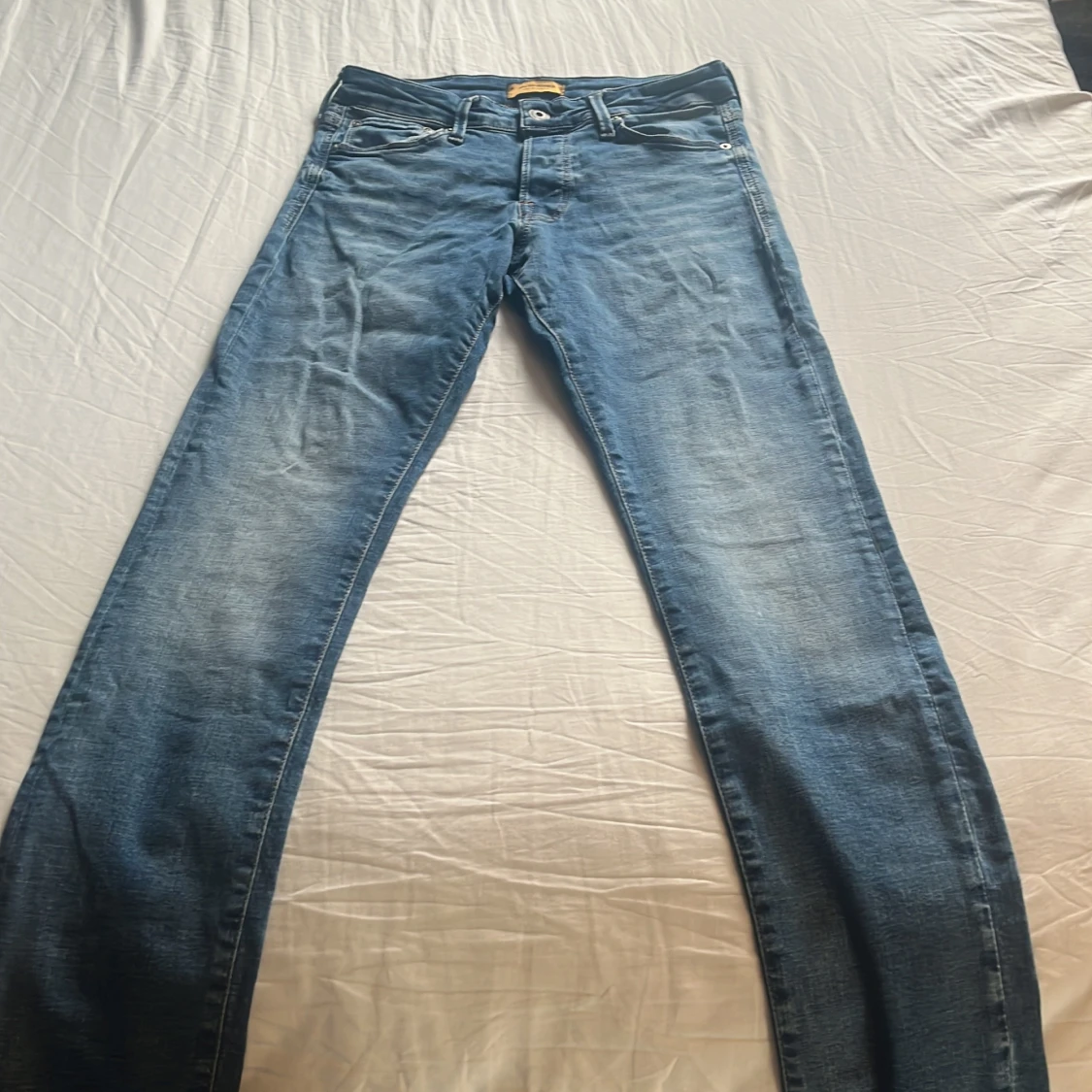 Blå jeans från Jack & Jones, 28/32 Slim Glenn - 2