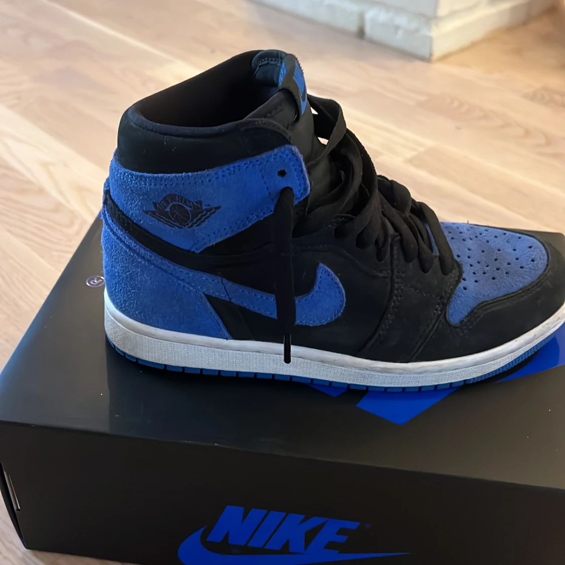 Nike Air Jordan 1 High OG Svart/Blå - 1