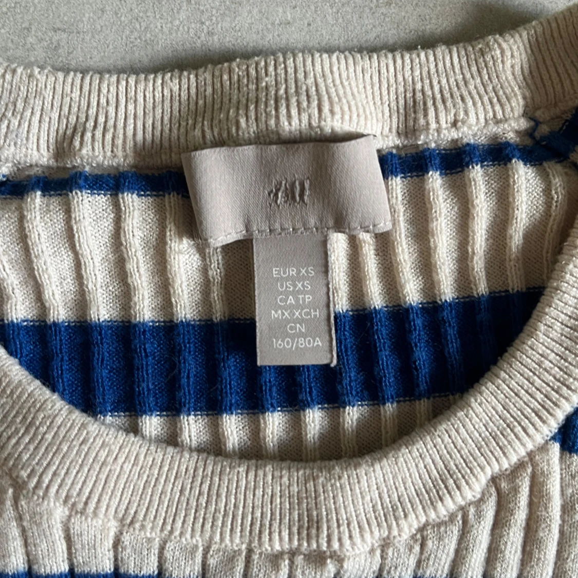 Randig ribbad tröja från H&M - 2