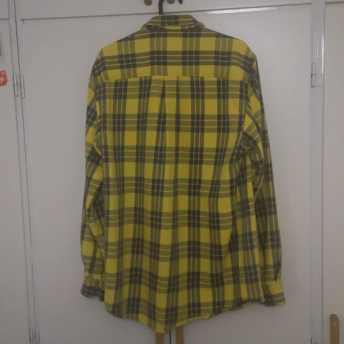 Gul flannel skjorta - 90
