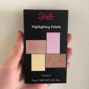  - Helt oanvänd highlight palett med superfina färger! Råkade dock nudda ena kräm skuggan med nageln när jag öppnade den. Säljes pga jag redan har en sen innan 💗