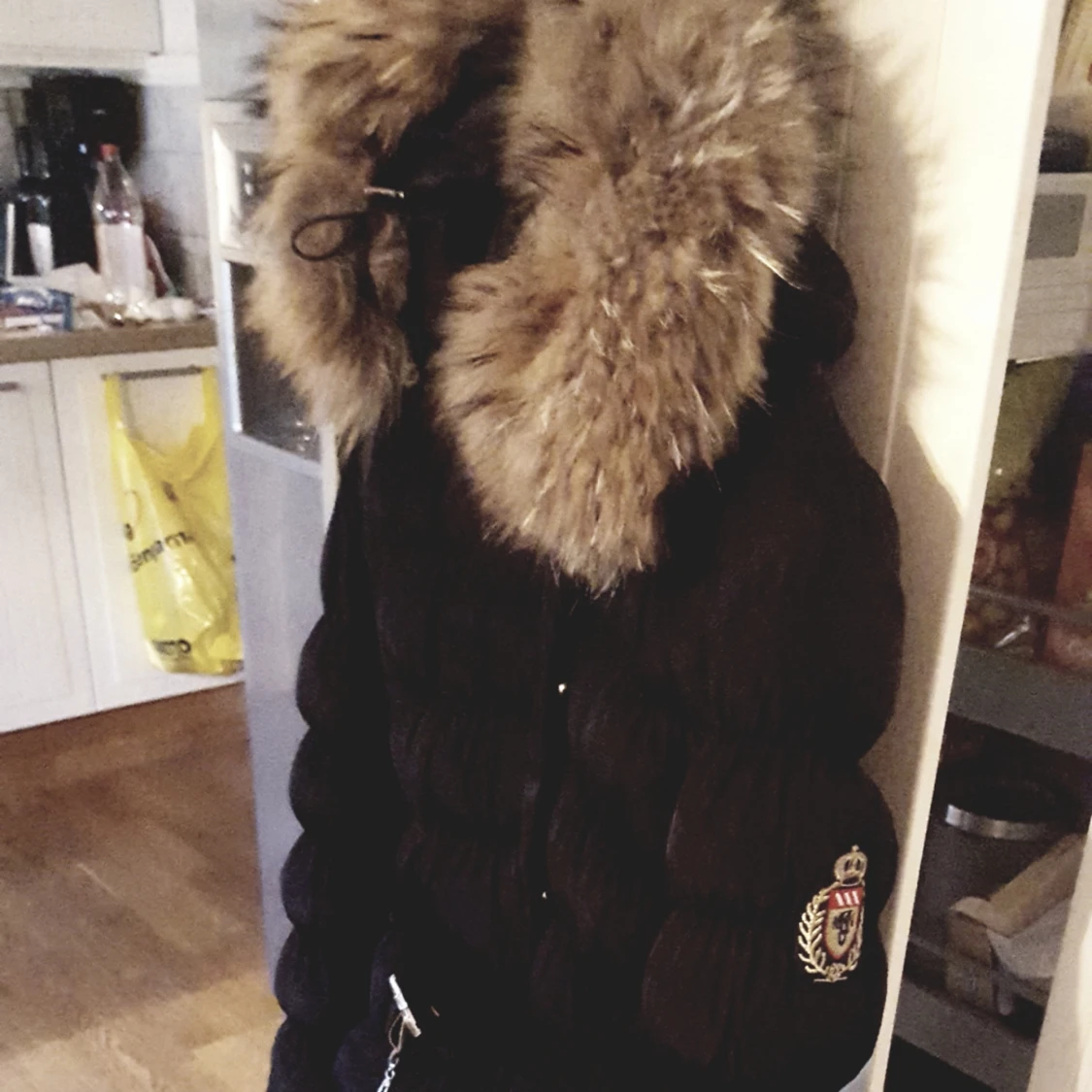 Vinterjacka äkta päls - 1519924596