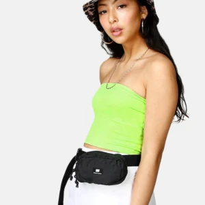 Neongrön bandeau - En neongrön bandeautopp från junkyard i strl S. Använd ett fåtal gånger. Frakt tillkommer.