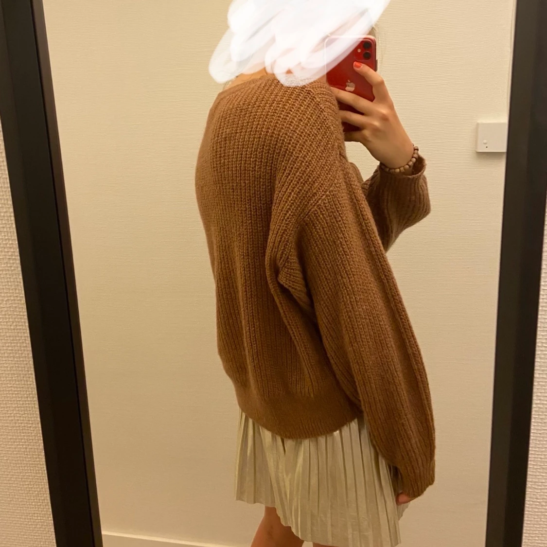 Mysig stickad tröja - 90