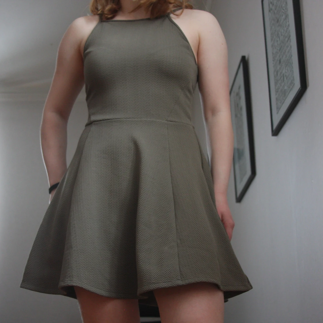 Grön Klänning i strl 36