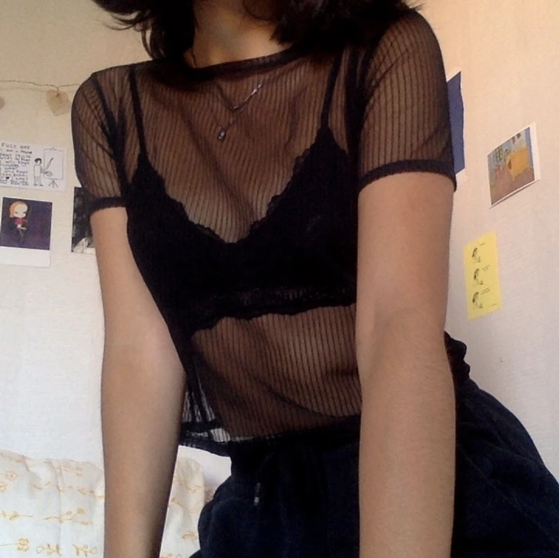 Meshtopp från Brandy Melville 