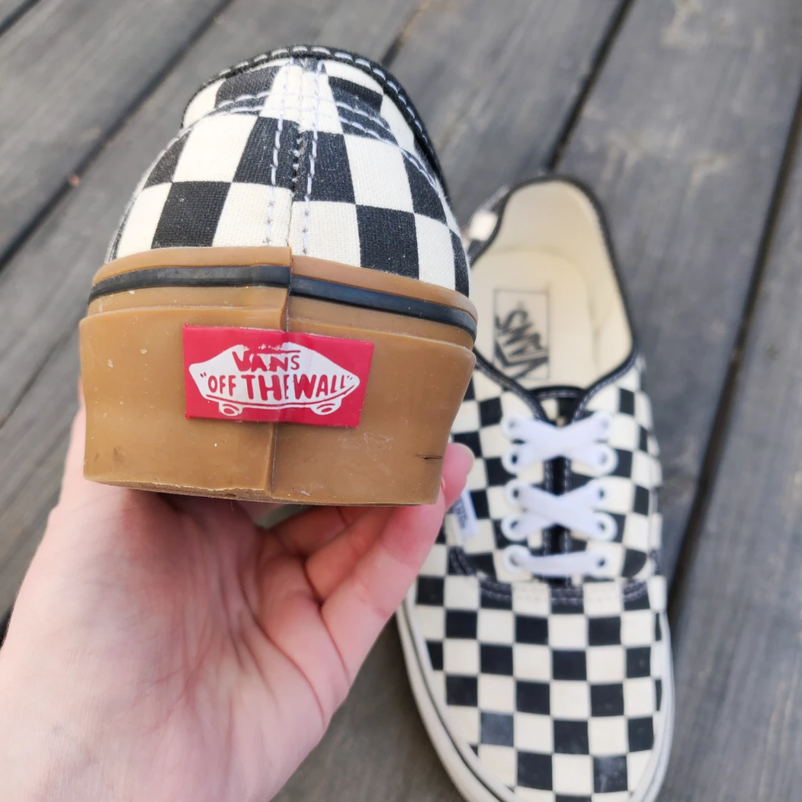 Checkerboard Vans - 91