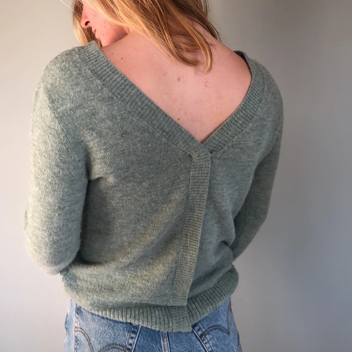 Massimo dutti, grön tröja - 90