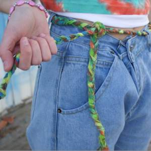 braided belt, designed by us! could also be used as a bag strap or a headband :) 