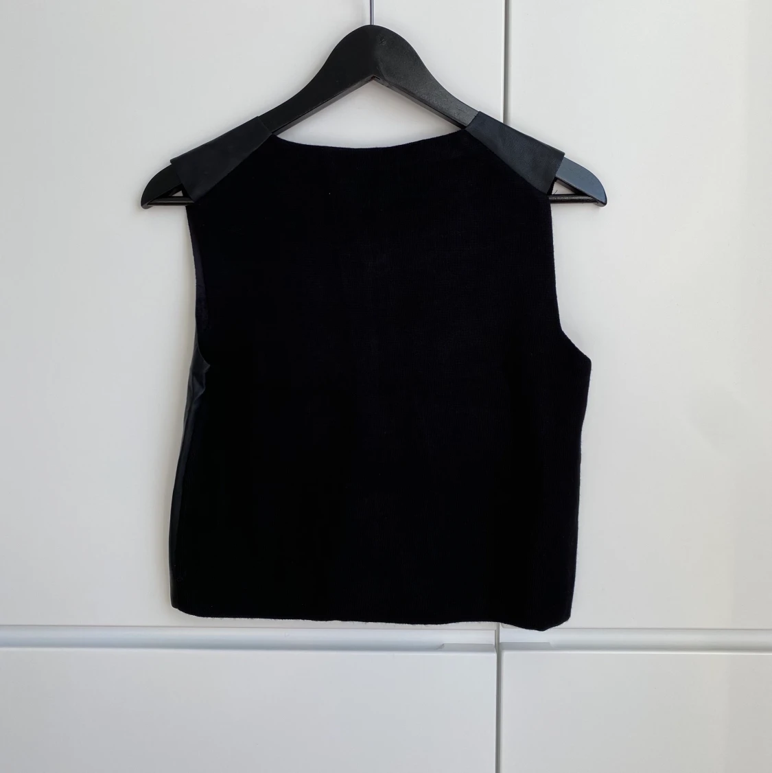 Zara faux leather crop top - 90