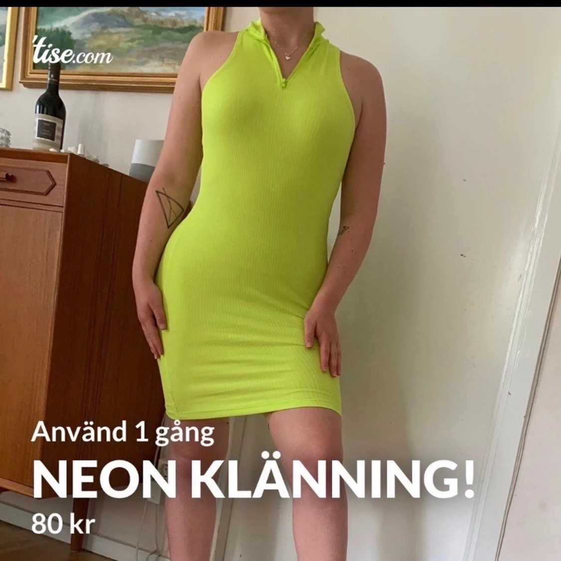 Boohoo Neonklänning