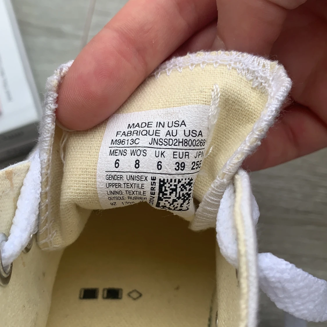 Helt nya vita converse - 91