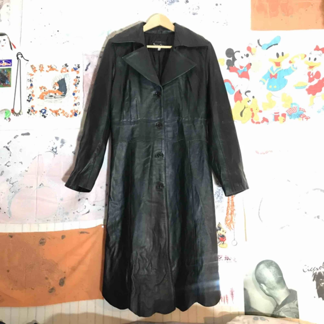 90-tals SVART SKINNKAPPA/SKINNROCK 