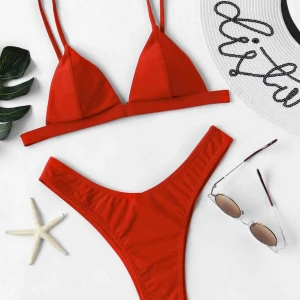  - Jag säljer en helt oanvänd bikini då jag beställde en blå och fick hem en röd. Kan ej skicka tillbaka 