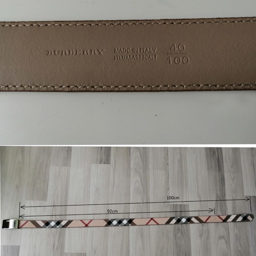 Burberry belt, excellent condition, authentic,                size: look the last pics, write me for more info and pics. Accessoarer.